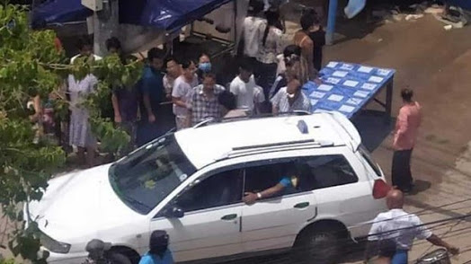 Myanmar: Explosion in Thingangyun Township, Yangon, late May 25