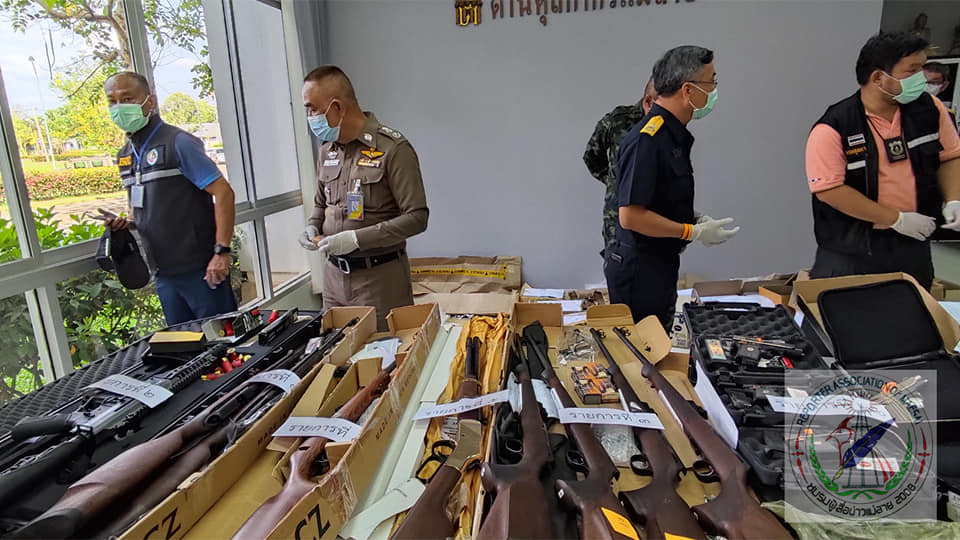 Many arms are found in Thailand to send to Myanmar